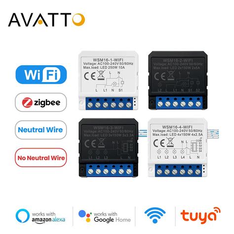 Avatto Tuya Wifi Zigbee Inteligentny Modu Prze Cznika Wiat A Bez