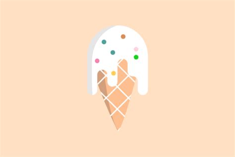 Melted Vanilla Ice Cream Graphic By Studio7 · Creative Fabrica