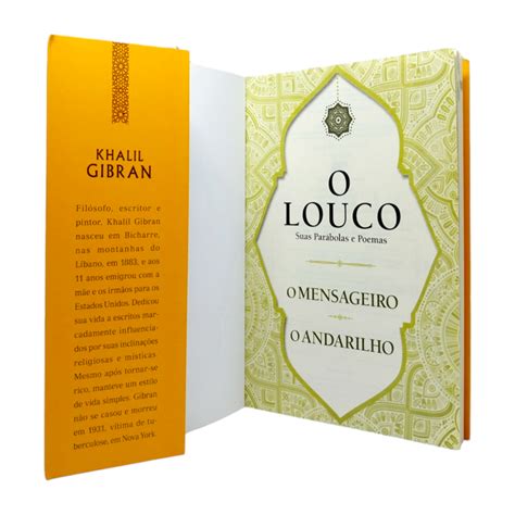 O Louco Khalil Gibran - O Louco, suas parábolas e poemas - Khalil Gibran P-9786558702566 - O ...