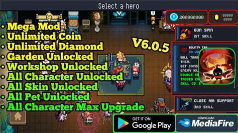 Soul Knight Mod Apk V6 0 5 Terbaru All Character Unlocked Unlimited