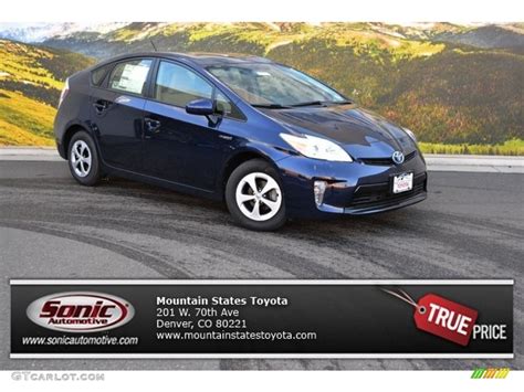 2015 Nautical Blue Metallic Toyota Prius Three Hybrid 101322251 Photo