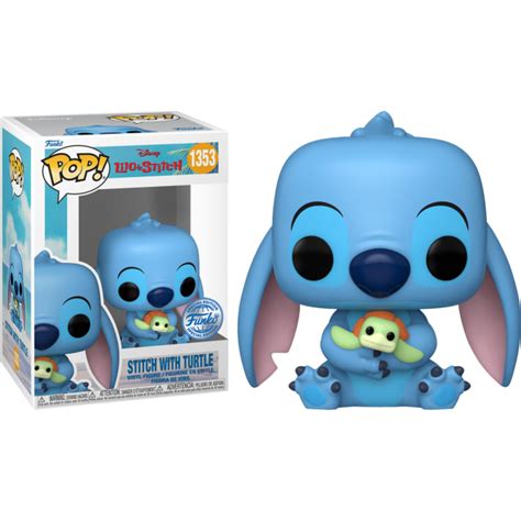 Funko Disney Lilo And Stitch Stitch With Turtle 1353 Kitsune