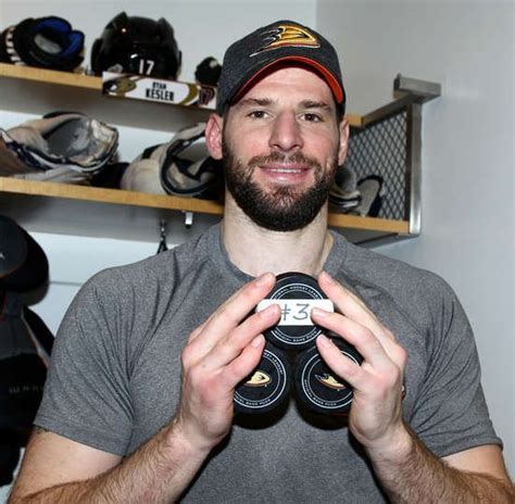 : Ryan Kesler #17 of the Anaheim Ducks poses for a photo in the locker ...