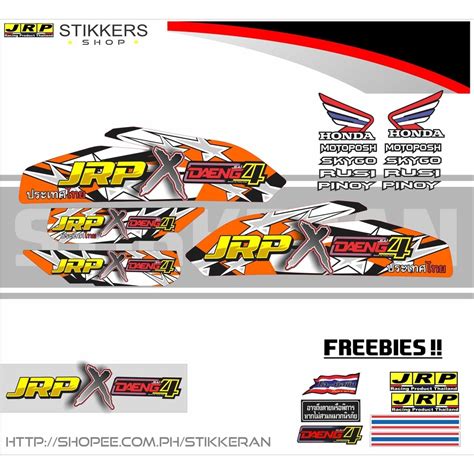 TMX RUSI PINOY JRP X DAENG DECALS Lazada PH