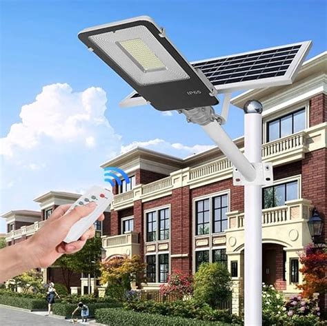 Lyzl Farola Led Solar Exterior W Ultra Potente Farolas Solares