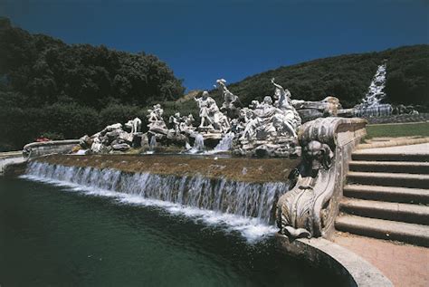 Italy Campania Region Caserta Fountain Of Venus And Adonis At Royal