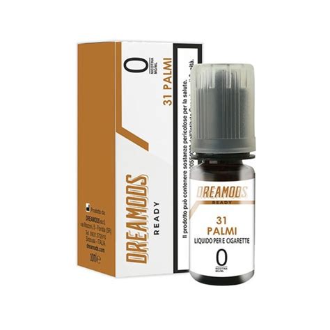 DREAMODS PALMI No 31 10 ML Liquido Pronto Cocco Cioccolato