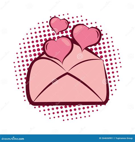 Envelope Love Valentines Day Stock Vector Illustration Of Isolated