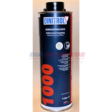 DINITROL 1000 HOHLRAUMSCHUTZ 1 Liter DOSE Tuff-Kot Dinol - Busschmied ...