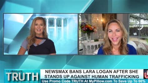 Lara Logan Turns To A Fellow Newsmax Reject To Whine About Her Ban