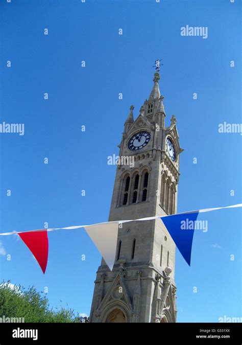 Coronation Clock Surbiton Stock Photo Alamy