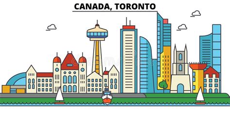 Canadian Landmarks Stock Illustrations – 563 Canadian Landmarks Stock ...