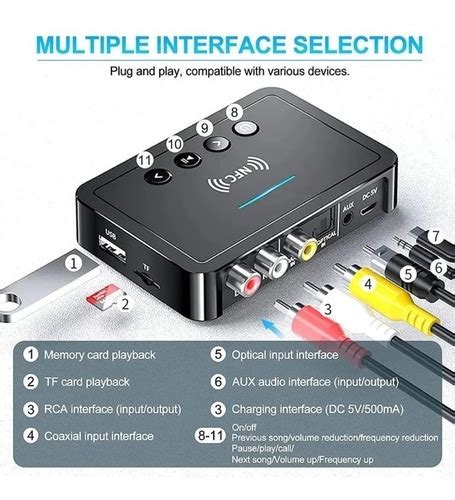 Transmisor Receptor Audio Est Reo Bluetooth Con Control