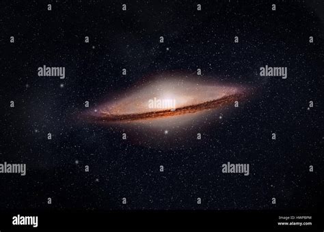 Galaxy in the deep space Stock Photo - Alamy