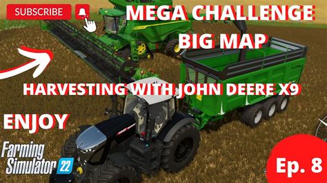 Fs22 MEGA CHALLENGE BIG MAP HARVESTING CANOLA AND OATS TIMELAPSE