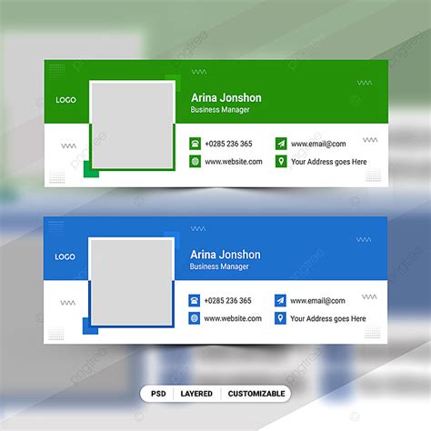 Business Email Signature Templates Design Template Download on Pngtree