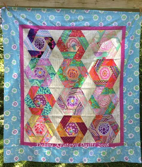 Twisted Hexagon Quilt Pattern Etsy Hexagon Quilt Pattern Hexagon Quilt Quilts