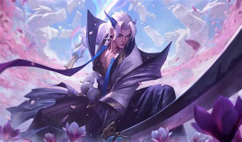 Artstation Spirit Blossom Yone Splash Bo Chen League Of Legends