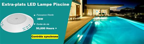 Lylmle Projecteur Piscine Led Remplie De R Sine W Lampe Piscine