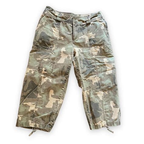 Cami Cargo Capri Pants Pair Of Camo Capri Cargo Depop