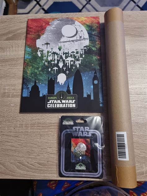 Star Wars Celebration Europe Key Art Deluxe Pin Poster And