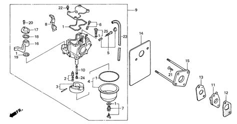 Honda 2hp Outboard Carburetor Diagram Honda Outboard Carbure