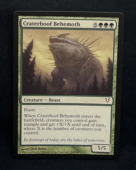 Craterhoof Behemoth Mtg Proxy Avacyn Restored Proxy King