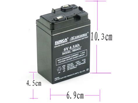 SUNCA Xinjia 645C replaces RB640C emergency light charging battery ...