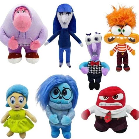 New Inside Out Plush Anxiety Doll Cute Joy Fear Anger Disgust