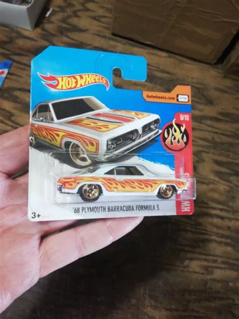 HOT WHEELS 68 Plymouth Barracuda Formula S 2017 Hw Flames EUR 7 90 PicClick IT
