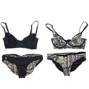 Off Swim Cheeky Sexy God Save Queens Caged Bandage Bikini Poshmark