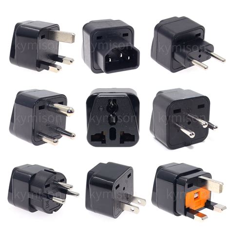 Universal Ce Kr American European Power Plug Adapter Au Eu To Us Uk Usa