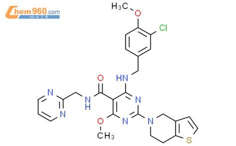 372117 00 5 5 Pyrimidinecarboxamide 4 3 Chloro 4 Methoxyphenyl