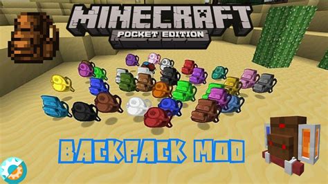 Mochilas Mod BackPack Mod Minecraft PE 2018 YouTube