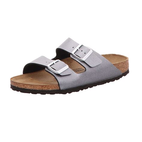 Birkenstock Damen Pantolette Arizona BS Grau SCHUH OKAY