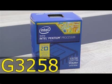 Intel Pentium G3258 CPU Review - YouTube