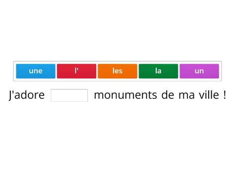 Les Articles Définis Et Indéfinis Los Artículos Definidos E