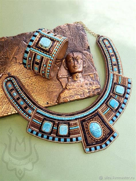 Египетское колье и браслет с бирюзой | Bijoux égyptiens, Bijoux, Bijoux ...