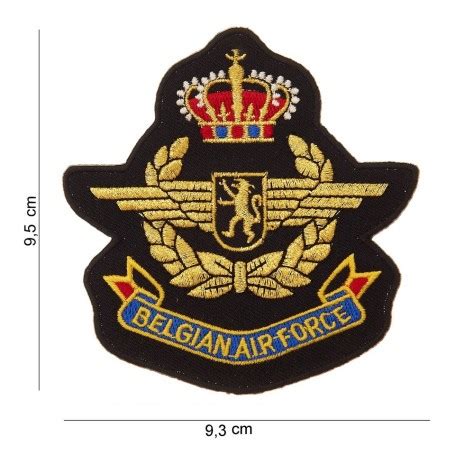 Embroidered patch - Belgium Air Force