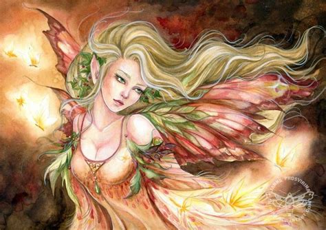 Love This Watercolor Fairy By Janna Prosvirina Fairy Art Fantasy