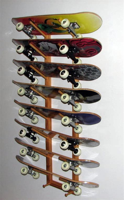 Del Sol Racks Skateboard Wall Storage Rack Angle Space