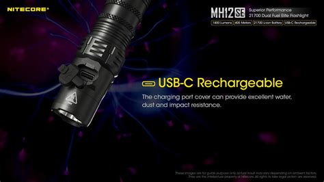 Shop Tactical Flashlights NITECORE MH12SE 1800 Lumen USB C Rechargeable