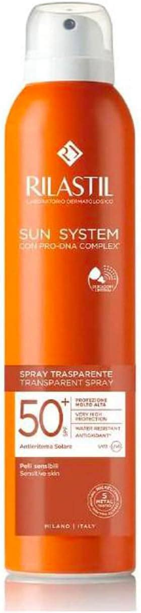 Rilastil Sun System Transparent Spray SPF 50 Spray Corpo Trasparente