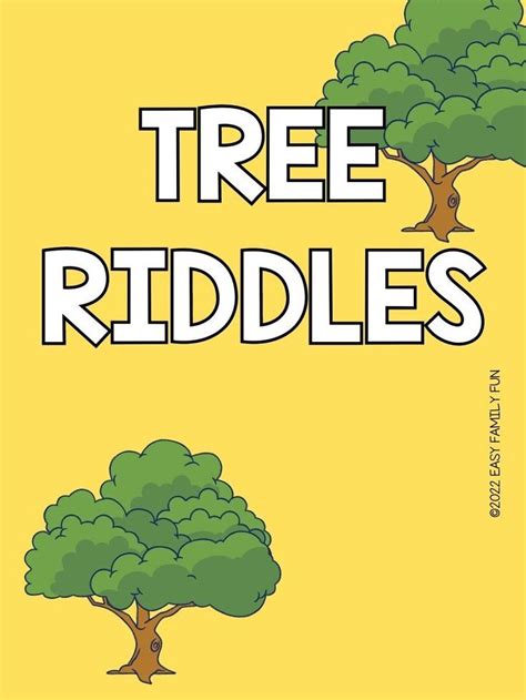 Tree Riddles That Will Challenge Your Kids