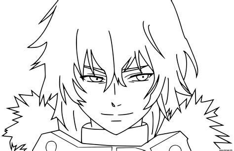 Coloriage Ayato Kirishima De Tokyo Ghoul Dessin Tokyo Ghoul à imprimer