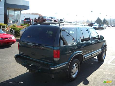 1998 Dark Green Metallic Chevrolet Blazer Ls 4x4 20998605 Photo 2