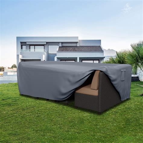 Arlmont & Co. Heavy Duty Patio Furniture Covers, Waterproof Outdoor ...