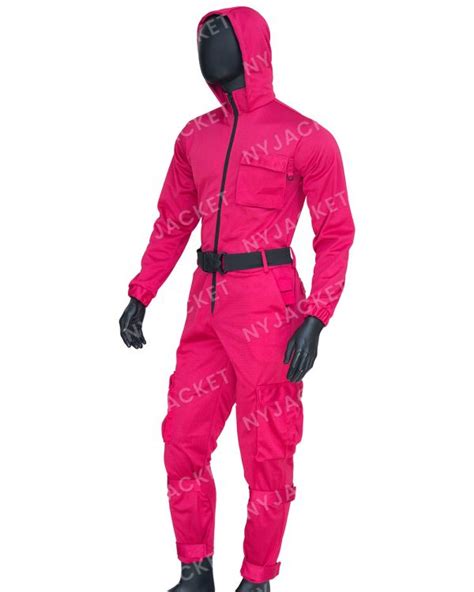 Squid Game Solider Jumpsuit Guard Pink Jumpsuit At 30 Off