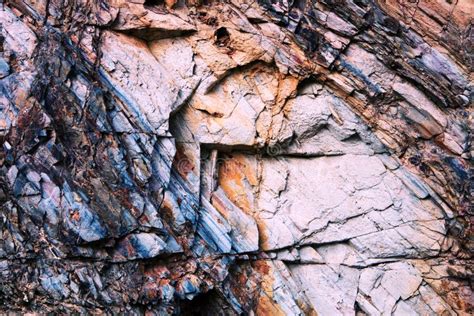 Geologic Fold In Rock Stock Photo Image Of Cliff Closeup