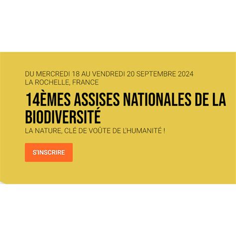 14èmes Assises nationales de la biodiversité Climate Chance